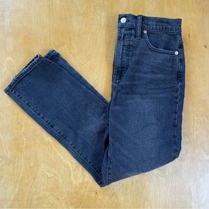 Madewell Perfect Vintage Jeans Washed Black Excellent